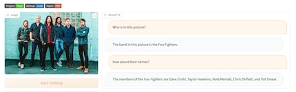 MiniGPT-4 knows the band better than I do.