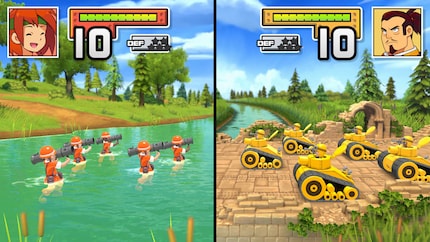 Les graphismes de «Advance Wars 1+2 : Re-Boot Camp» ont été entièrement repensés.