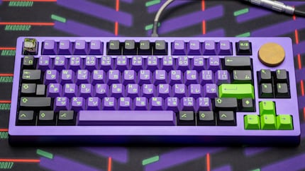 Mit der Patina gefällt mir der Knob gleich viel besser auf meiner Tastatur.