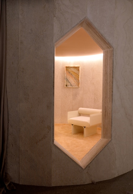 The Campo Base project was just a few metres away from the Fondazione Prada art museum.