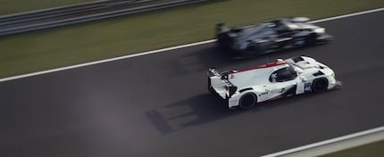 Una Nissan LMP1 che non ho mai visto da nessuna parte come questa.