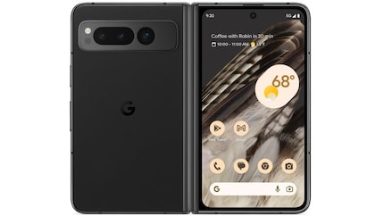 L'extérieur du Pixel Fold déplié.