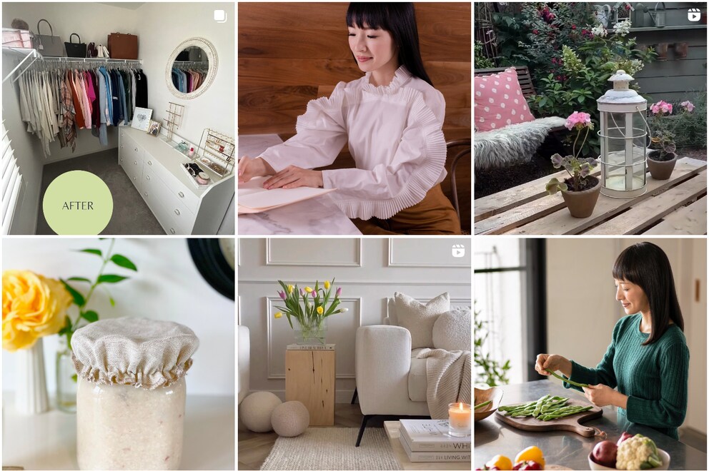 Estratto dei feed: ecco come Marie Kondo si presenta su Instagram. A quanto pare, però, la sua casa non è così ordinata. Lo dice lei.