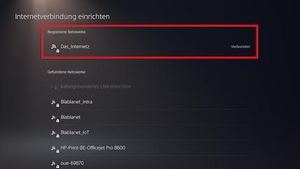 Contrassegna il WiFi e premi il tasto Opzioni per accedere all'opzione che consente di forzare la banda di frequenza a 5 Ghz.