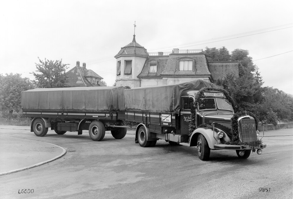Der L 6600 war nach dem Krieg in Deutschland ein beliebtes Lastwagen-Modell, inklusive Langhaube.