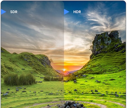 Cette image symbole permet à Google d'illustrer le nouveau format HDR.