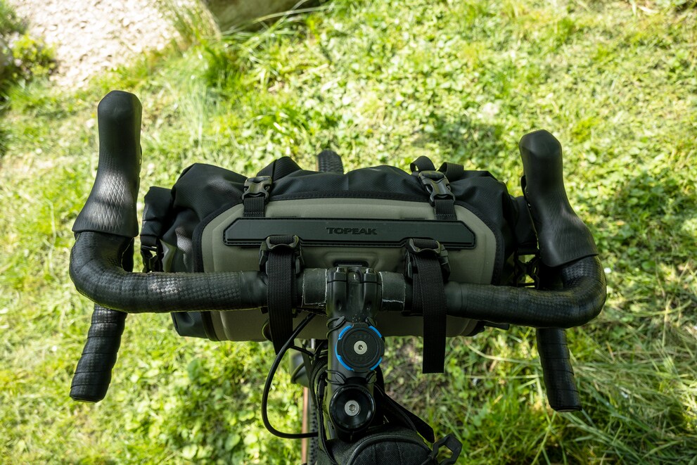 The Frontloader from Topeak can carry your sleeping bag, for example.