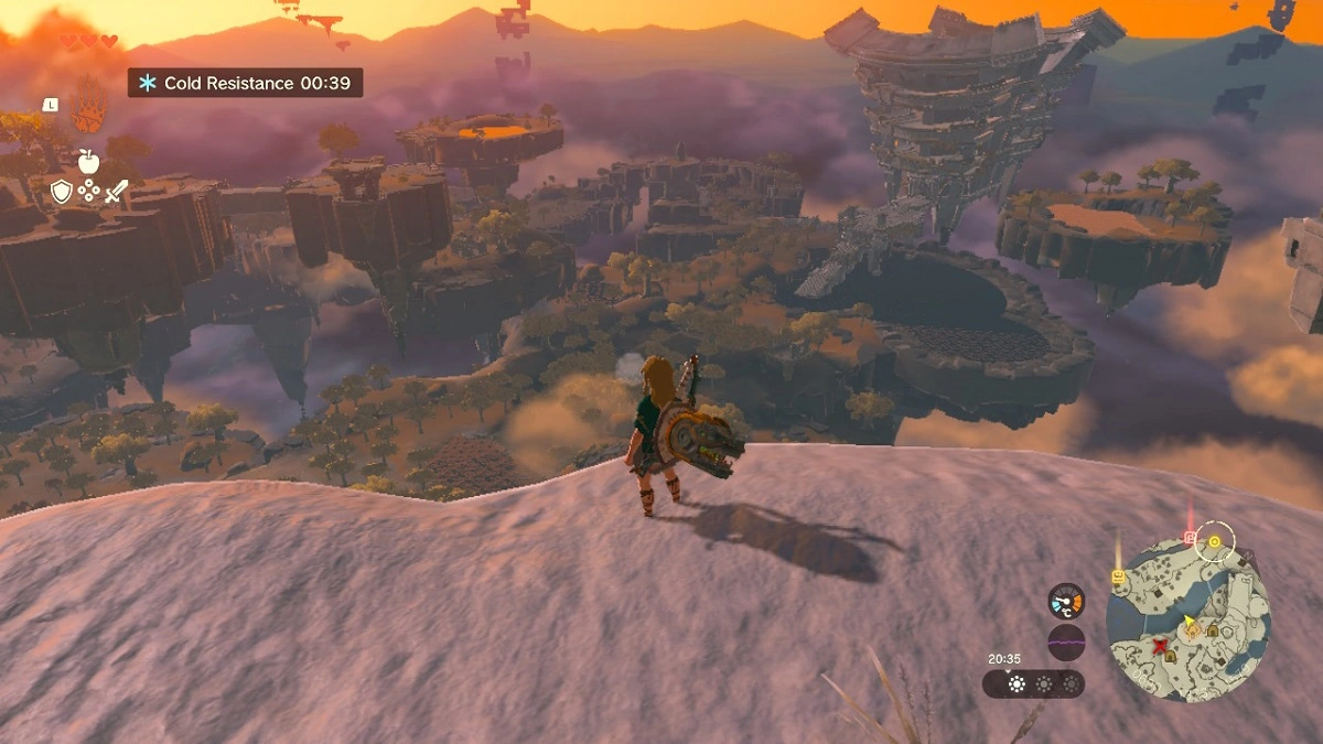 «Zelda: Tears of the Kingdom» ha spesso una foschia lattiginosa.
