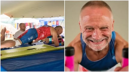 Josef Šálek alias Joska si spinge al limite nel suo record mondiale.