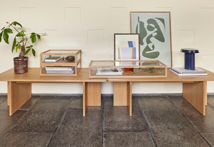 Display cases frame those stray everyday favourites we have lying around, and set an accent.
