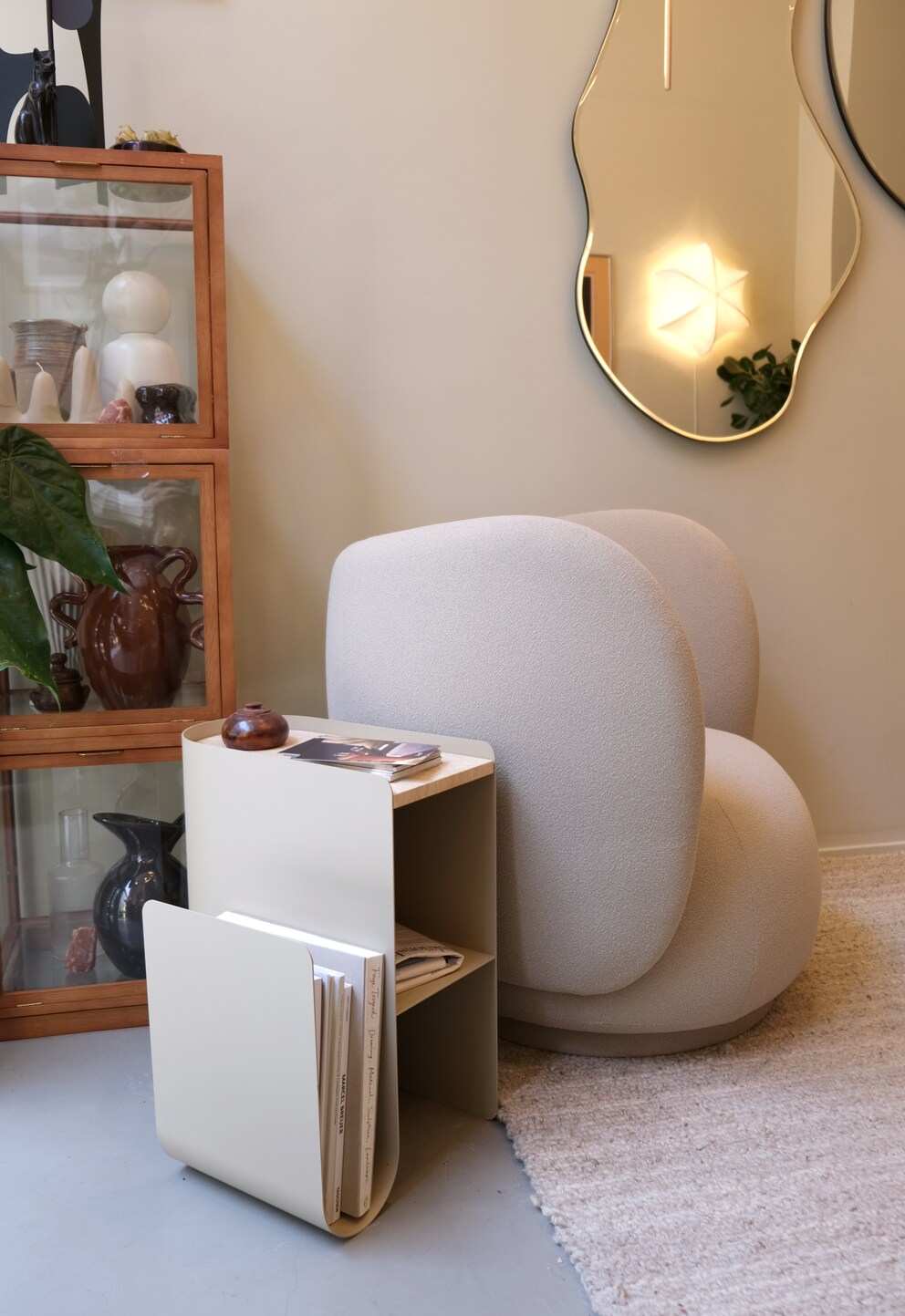 Beige und Braun harmonieren miteinander und strahlen Wärme aus.