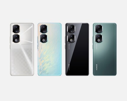 Le Honor 90 Pro est disponible en quatre couleurs.