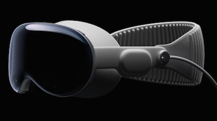C'est donc à cela que ressemble le casque de réalité augmentée d'Apple, attendu depuis longtemps. 
