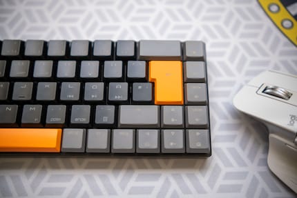 I keycap emanano una sensazione retrò.