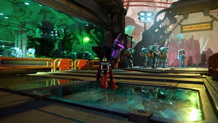 «Ratchet & Clank: Rift Apart» presenta splendidi riflessi in ray tracing a 60 FPS su PS5.