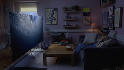 Il a l’air cool au premier abord, mais présente trop d’inconvénients au second : le Vision Pro comme home cinéma.
