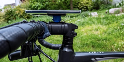 Shake as it may, Quad Lock’s bike mount remains rock solid.