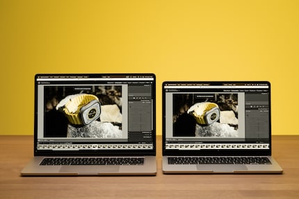 Nei programmi con barre degli strumenti come Lightroom, la superficie di lavoro più ampia è una benedizione.
