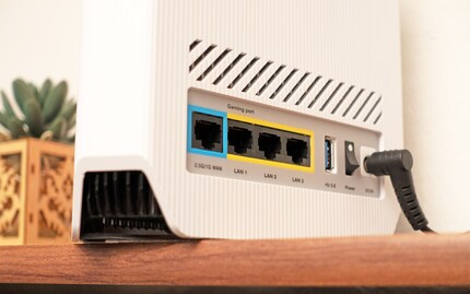 2,5 Gigabit WAN, 3x Gigabit LAN e USB-A 3.2 Gen 1x1.
