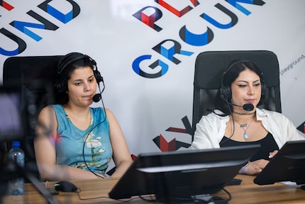 Lena e Virginia hanno giocato per sei ore di fila.