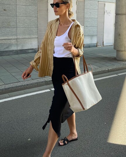 Avec une blouse ouverte, vous créez un look d’été décontracté. 