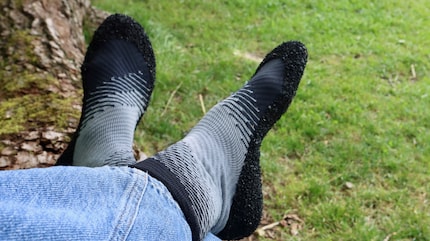 Skinners en plein air ; les chaussons sont tout aussi adaptés aux routes plus difficiles. 