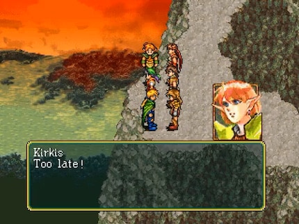 La distruzione dei villaggi è parte integrante della guerra. «Suikoden» non indora nulla.