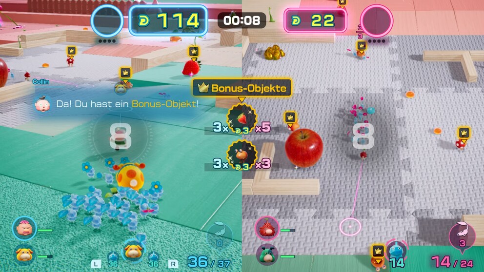 Les duels Dandori se jouent aussi contre des adversaires humain·es dans un mode séparé.