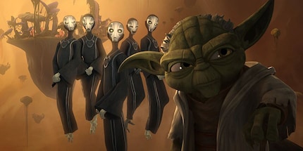 The Whills depicted in The Clone Wars – their only appearance to date. The rest of the time they’re only mentioned.