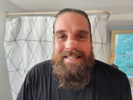 The « professional footballer» Vogt is ready for his night. 