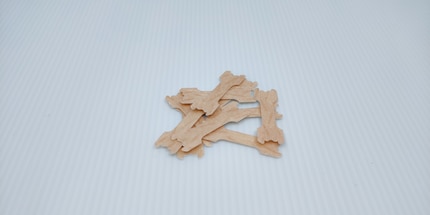These bits of plastic are supposed to put an end to my snoring. 