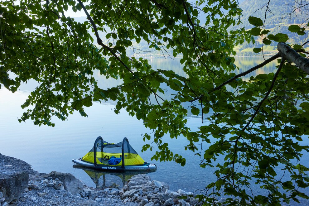 Es war ein wunderbares Gefühl, mitten in der Natur zu erwachen.