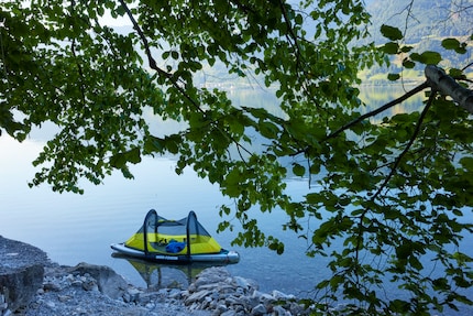 È stata una sensazione meravigliosa svegliarsi in mezzo alla natura.