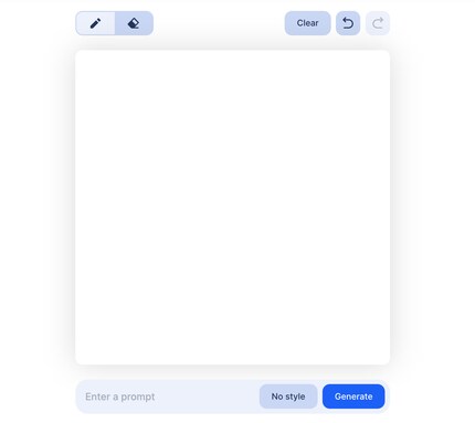 Create a sketch of your idea and let the AI run wild.