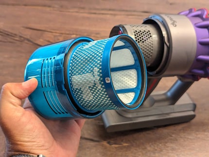 Der Hepa-Filter ist auswaschbar und kann wiederverwendet werden.