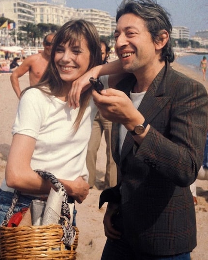 Jane Birkin et Serge Gainsbourg.