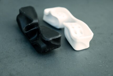It’s also available in black and white and in hard or soft.