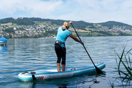 Auf dem Wasser soll das Board zeigen, was es kann.