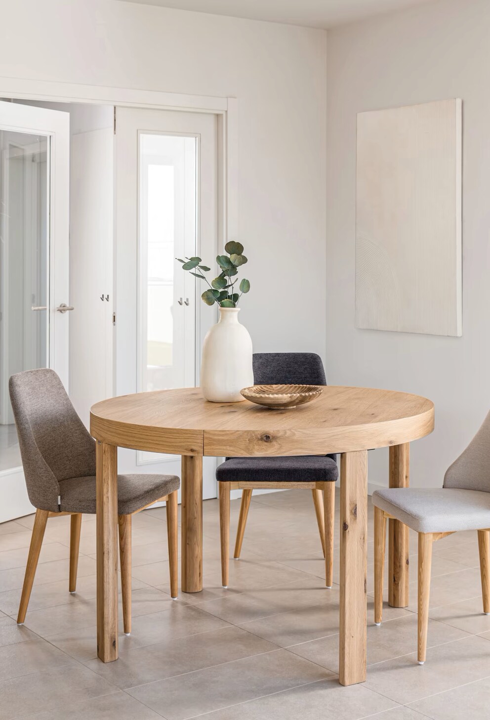Dimensions: 120 × 120 × 78 cm | Material: oak wood