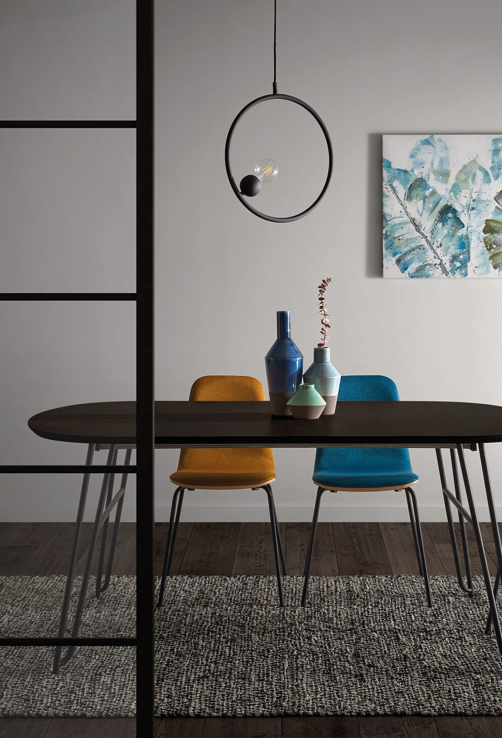 Dimensions: 140 × 90 × 75 cm | Material: ash veneer, steel