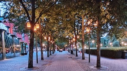 Kungsträdgården by night.