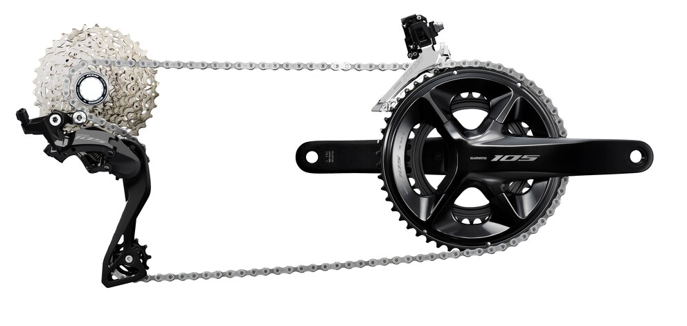 Die neue 105er-Gruppe fürs Rennrad.