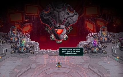 The final boss says the galaxy isn’t big enough for two super robots. I couldn’t agree more.