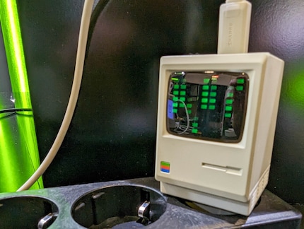 Despite its retro design, this power supply delivers 67 watts via three USB-C ports.