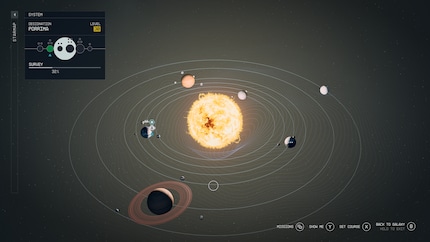 In «Starfield» verbringst du viel Zeit mit Schnellreisen und Menüs.
