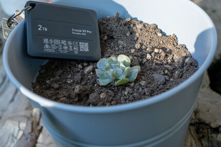 Il Crucial X9 Pro è resistente alla polvere.