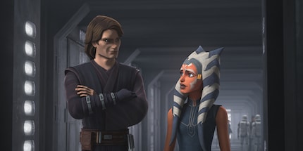 The last time Ahsoka saw Anakin alive – as Anakin, not Darth Vader.