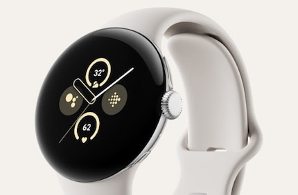Il Pixel Watch 2, come Google lo sta già mostrando nel suo negozio.