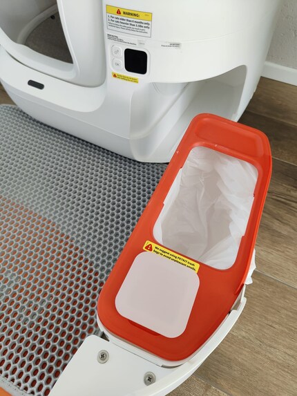 The lid keeps the bag in place. Photo: Tanja Lehmann