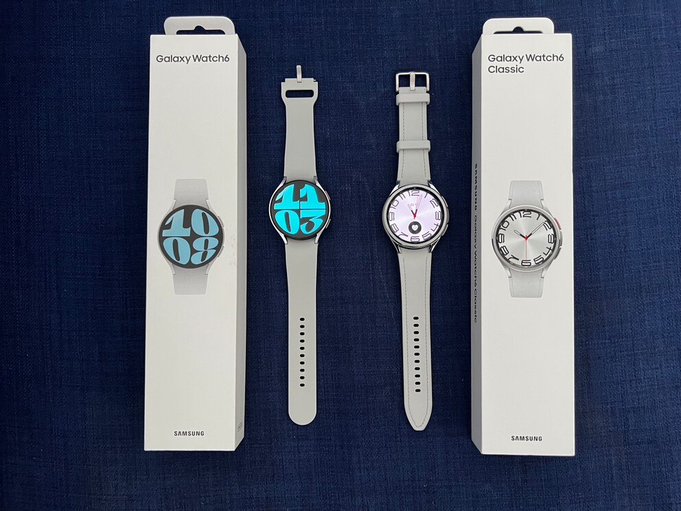 The rotating bezel makes the Classic watch wider – but it’s cool.